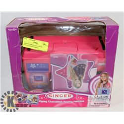 NEW SINGER ZIG ZAG, CHAIN STITCH, SEWING MACH.