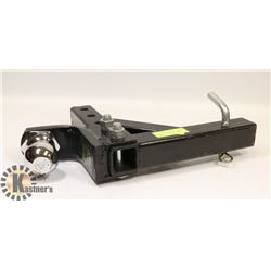 10" ADJUSTABLE 5000LB RECEIVER HITCH WITH 2 5/16