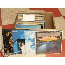 BOX OF 33 LP RECORDS