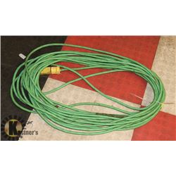 100' EXTENSION CORD, GREEN.