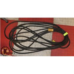 50' EXTENSION CORD BLACK.