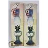 Image 1 : LOT OF 2 PALOMA OIL LAMPS IN BOX
