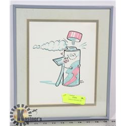 ALAIN BOISJOLY SHAVING ART PRINT