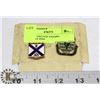 Image 1 : PAIR OF VINTAGE ENAMEL MILITARY PINS