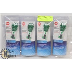 LOT OF 4 ANIMAL FLEXIBLE TIP THERMOMETER W/ FEVER