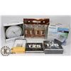 Image 1 : ESTATE BOX INCLUDING WORKOUT DVDS, CLOCK