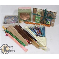 ESTATE BOX WITH MINI FANS, SOAP SET, AND MORE