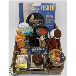 ESTATE COLLECTION OF VINTAGE FIGURES AND HOME DÉCO