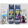 Image 1 : BAG OF ORAL B REPLACEMENT TOOTHBRUSH HEADS AND
