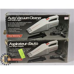 LOT OF 2 AUTO VACUUMS.