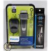 Image 1 : BAG WITH PHILIPS ONE BLADE PRO AND CONAIR MICRO