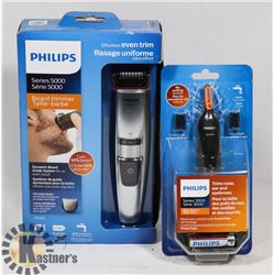 BAG WITH PHILIPS RAZOR AND TRIMMER