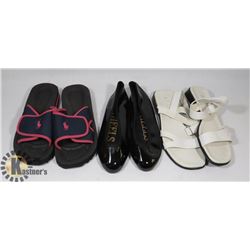 3 PAIRS LADIES SHOES - NEW