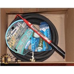NEW 25 FEET SOAKER HOSE AND PISTOL NOZZLE