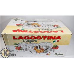 10PC LAGOSTINA CAPRI POT SET ( 1PC USED )