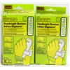 Image 1 : 2 PAIRS OF PRO FOOT GOOD NIGHT BUNION SPLINTS