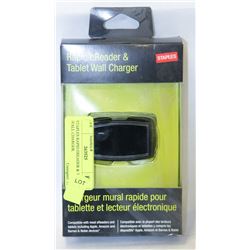 STAPLES RAPID EREADER & TABLET WALL CHARGER.