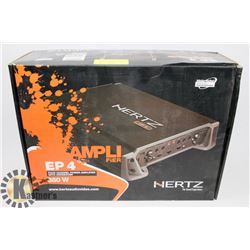 NEW HERTZ 4 CHANNEL POWER AMPLIFIER 380 WATT EP4