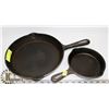Image 1 : SET OF CAST IRON FRYING PANS
