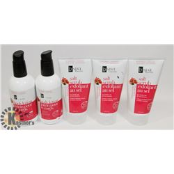 BAG OF BODY SCRUB AND LOTION