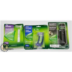 BAG OF ASSORTED NICORETTE