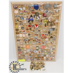 LARGE DISPLAY OF PINS BOWLING