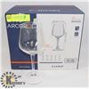 Image 1 : BOX OF 6 MADE IN FRANCE ARCOROC WINE GLASSES