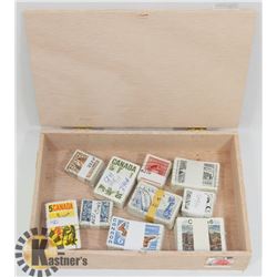CIGAR BOX FILLED WITH 10X 100 BUNDLED AND