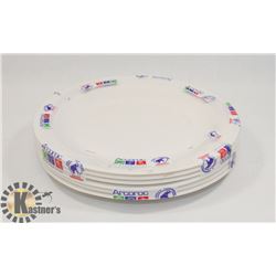 PKG OF 6 - OPAL 9" IVORY PLATE, MADE IN FRANCE