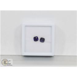 #32-MATCHING PAIR EARRING BLUE SAPPHIRE 2.9 CT