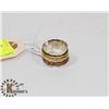Image 1 : STERLING SILVER SPINNER RING SIZE 5.5.