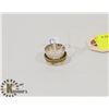 Image 1 : STERLING SILVER SPINNER RING SIZE 7.