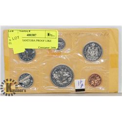 1870-1970 MANITOBA PROOF LIKE COIN SET