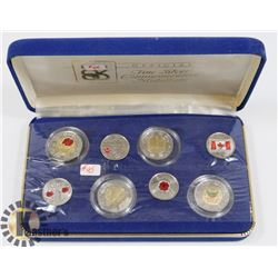 LOT OF ASSORTED COLORED ARMISTICE AND D-DAY COINS