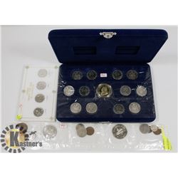 LOT OF ASSORTED COINS CANADA AND MORE