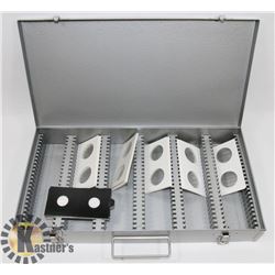 METAL CASE FOR HOLDING 2X2 COIN HOLDERS