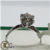 Image 3 : 14K WHITE GOLD DIAMOND RING