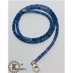 SILVER TANZANITE NECKLACE