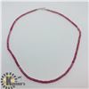 Image 2 : SILVER PINK SAPPHIRE NECKLACE