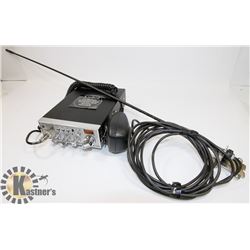 COBRA CB RADIO WITH ANTENNA.