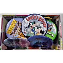 2)  LOT OF 16 DISNEY BUTTON PINS