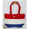Image 1 : TOMMY HILFIGER REPLICA HAND BAG, TRI COLOR