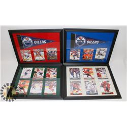 LOT OF 4 CONNOR MCDAVID FRAMED CARD PICTURES.