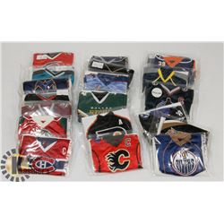 LOT OF 20 UPPERDECK MINI JERSEYS INCL EDMONTON,