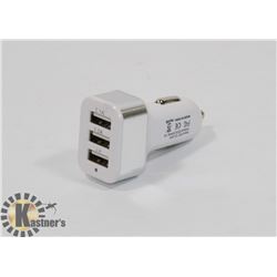 3 PORT USB CAR CHARGER