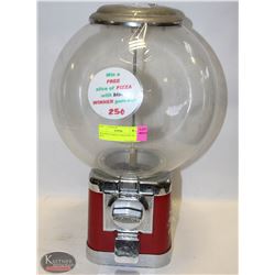 BEAVER GUMBALL MACHINE W/ KEY