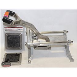 COMMERCIAL POTATO CUTTER W/ 3 INTERCHANGEABLE