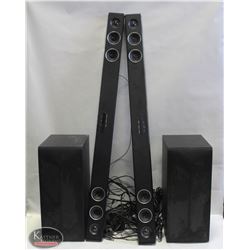 BOX WITH LG SURROUND SOUND SYSTEM