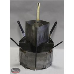 5 PASTA COOKER BASKETS