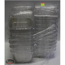 LOT OF APPROX 33 ASST. CAMBRO INSERTS W/ 8 LIDS